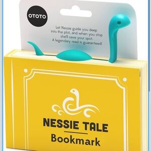 NWOT OTOTO Nessie Tale Book Mark - Turquoise Pagekeeper Bookmark